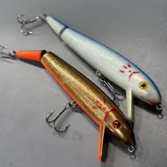 美品！！コーデル レッドフィン ジョイント130㎜ 2個 ルアーセットのサムネイル