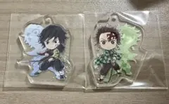 一番くじ　鬼滅の刃　F賞　きゅんキャラアクリルチャーム2種