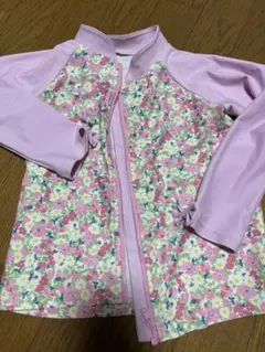 Branshes 花柄 ラッシュガード ジップアップ