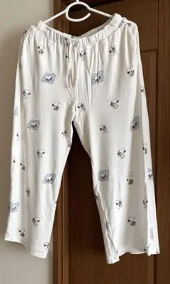 ジェラピケ　PEANUTS スヌーピー柄 長ズボン