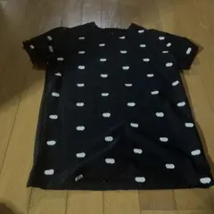 Y's 黒ドット半袖Tシャツ