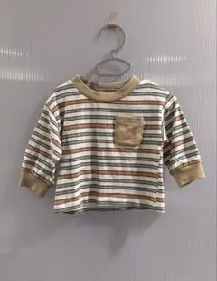 バースデイ ボーダーカットソー 80㎝