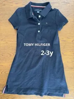 TOMMY HILFIGER ポロワンピース　ネイビー　2-3y