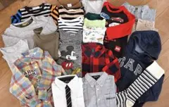 子供服90 まとめ売り 男の子　キッズ　18着＋肌着2着