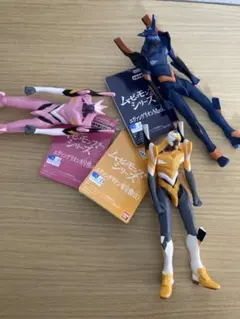 新品タグ付き　エヴァンゲリオン　ソフビセット　ムービーモンスターシリーズ
