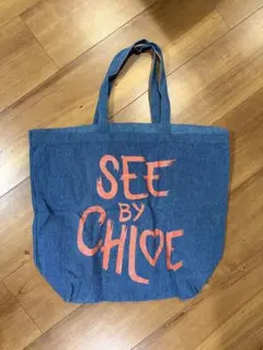 シーバイクロエ【美品】デニムトートバッグ