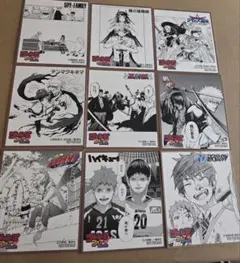 ジャンプフェア INアニメイト　特典　ミニ色紙 '23 '17 16枚　非売品