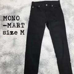 MONO-MART モノマート 美品スキニーパンツ 黒 M ブラック 0653のサムネイル