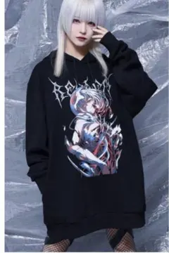 地雷系 パーカー