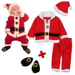 クリスマス サンタクロース 子供服 キッズ仮装 コスプレ 赤ちゃん 90サイズ