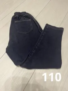 【2-3回着用】ユニクロ 10分丈 パンツ 110cm