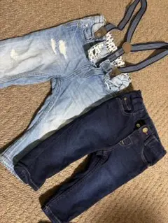 H＆Mベビーデニムパンツ 2点セット★