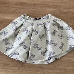 組曲　リボン柄スカート 120