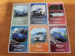 SUBARU コレクションカード 6枚セット