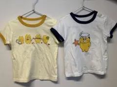 ノラネコぐんだん　90 ユニクロ半袖Tシャツ 2枚セット