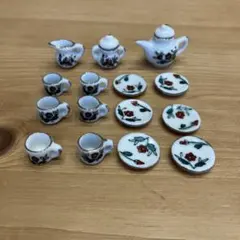 陶器ミニチュアティーセット
