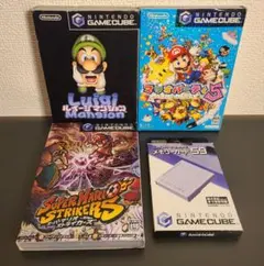 『ルイージマンション』他、ゲームキューブ用ソフト3本&メモリーカードセット