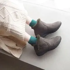 新品✨Mサイズ enchanted 軽量サイドファスナーボアブーツ