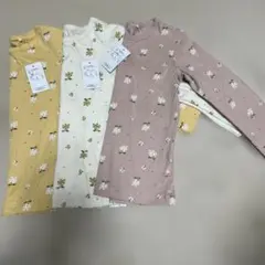 花柄 長袖カットソー 120 西松屋 ロンT