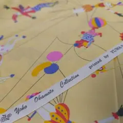 レアYUWA生地♪Yoko Okamotoデザイン サーカス柄