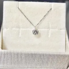 0.4カラット天然ダイヤモンドネックレス　pt900/pt850