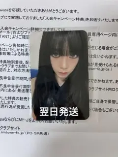 aespa カリナ KARINA FC入会キャンペーン トレカ ネームシール - メルカリ