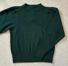 グリーンレーベルリラクシング モスグリーン ハイネック セーター フリーサイズ