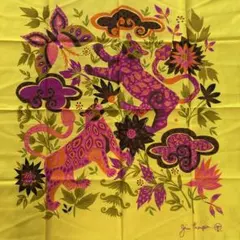 タイ ジムトンプソン 大判スカーフ シルク エスニック