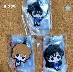 【新品未使用】名探偵コナン カプセルラバーマスコット(3点セット)