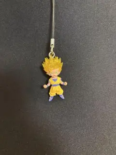 ドラゴンボールUDM キーホルダー 超サイヤ人孫悟空(初期、黒紐)