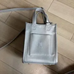 BTS ミニショルダーバッグ シルバー - メルカリ