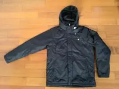 adidas 中綿ジャケット フード付き 黒 M アディダス