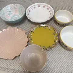 フランフラン　300均　食器セット　7枚