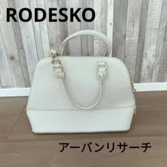 RODESKO♡ホワイト ハンドバッグ ショルダーバッグ 上品デザイン