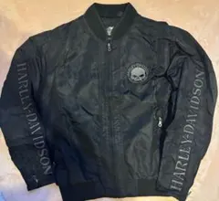 スカルナイロンジャケット　ハーレーダビットソン