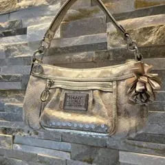 美品　COACH コーチ　POPPY　ワンショルダーバッグ　スパンコール