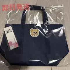 【即日発送】フェイラー オールドテディ ワッペントートバッグL ネイビー