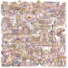 T164／コラージュ素材/海外/ステッカー/シール　PET 2