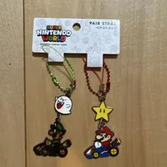 USJ マリオ　ルイージ　ペアストラップ