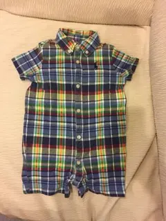 ラルフローレン シャツロンパース チェック