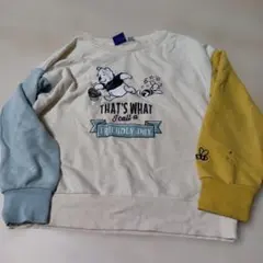 くまのプーさん クレイジーパターン トレーナー