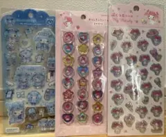 おはじきふうシール ぷくっとシールマイメロ ドロップジュエリーマイメロ&クロミ