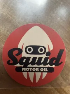 ゲッソー　マリオカートワールド　Squid MOTOR OIL ステッカー