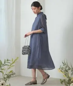 新品未使用 kana ドレス ワンピース M 結婚式　ブルー　お呼ばれ 新品未使用 kana ドレス ワンピース M 結婚式 ブルー お呼ばれ - メルカリ
