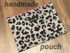 レオパード柄マルチポーチ⑵ピンクのサムネイル