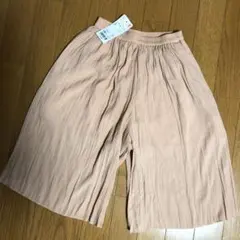 新品！ユニクロ GIRLS ワッシャースカート パンツ