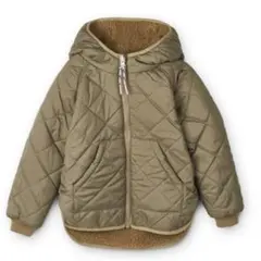 liewood リバーシブル　ジャンパー　カーキ　キルティング　ボア　フリース