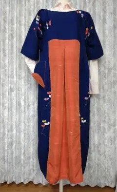 着物リメイク ワンピース