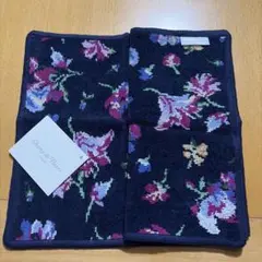 シェニール織 2枚　champ de fleurs obara
