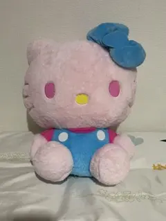 ハローキティ オーバーオールぬいぐるみ